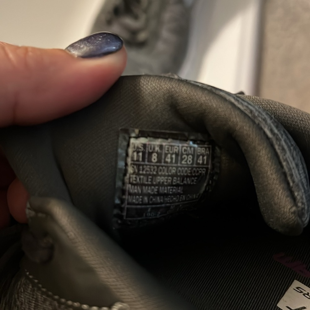 Sketchers Gray Athletic Women’s  Shoes - Picture 3 of 3